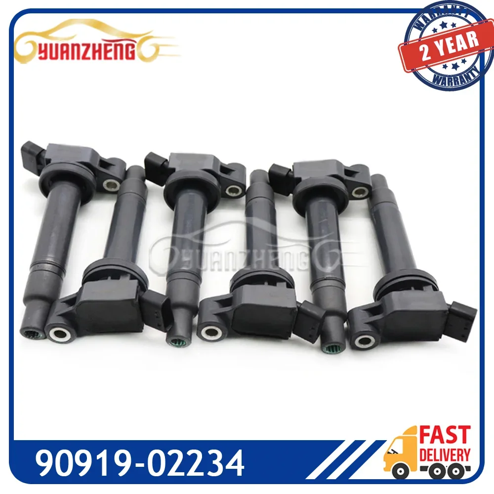 

Катушка зажигания 90919-02234, подходит для Toyota Avalon Camry Highlander Sienna для Lexus ES300 RX300 3.0L V6 90080-19016 UF267 5C1193