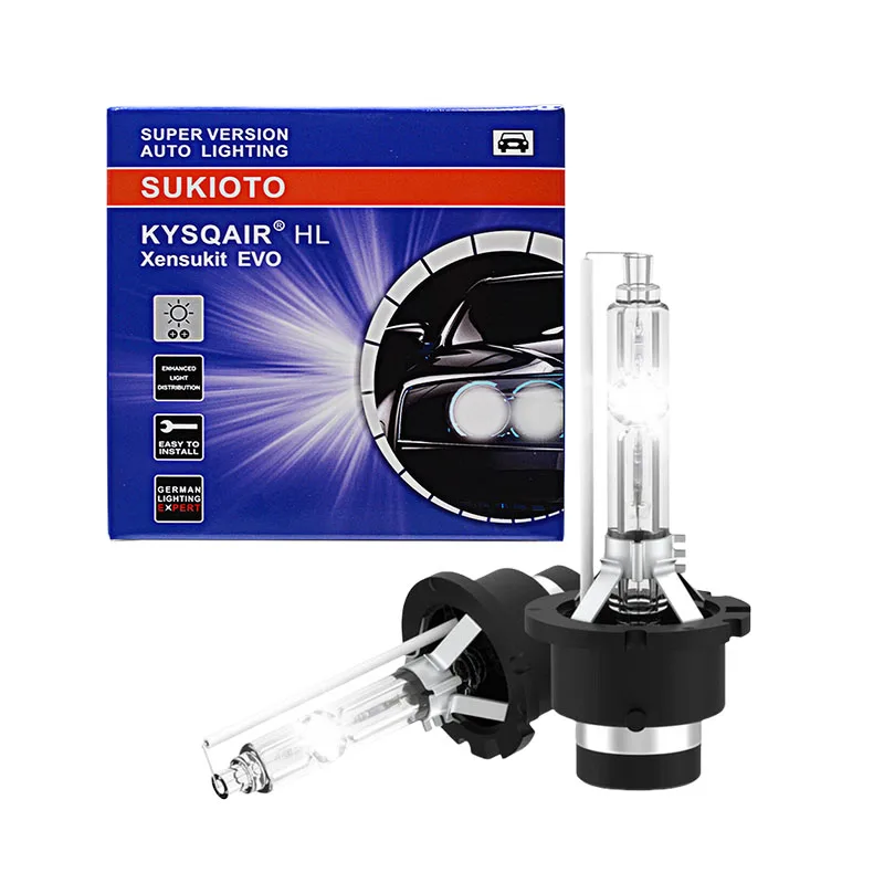 

2PCS SUKIOTO JAPAN D2S Xenon Headlight Bulbs D2R Xenon D4S Automotive HID Light Bulbs D4R Auto Headlight D2 D4 Car Accessories