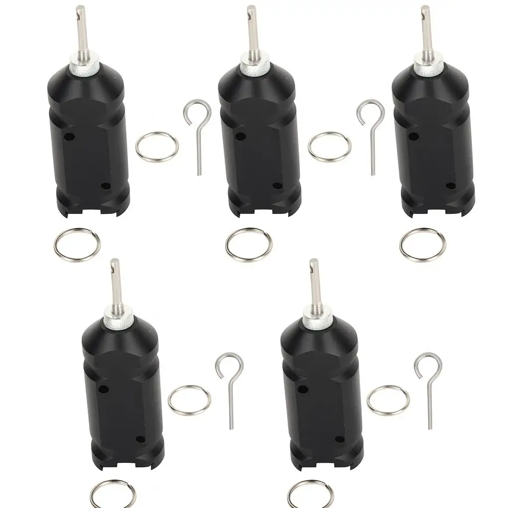 

5-Pack Camping Trip Wire Alarm Perimeter Early Warning System Bear Deterrent for Hiking Campsite (Adapter Not Included)