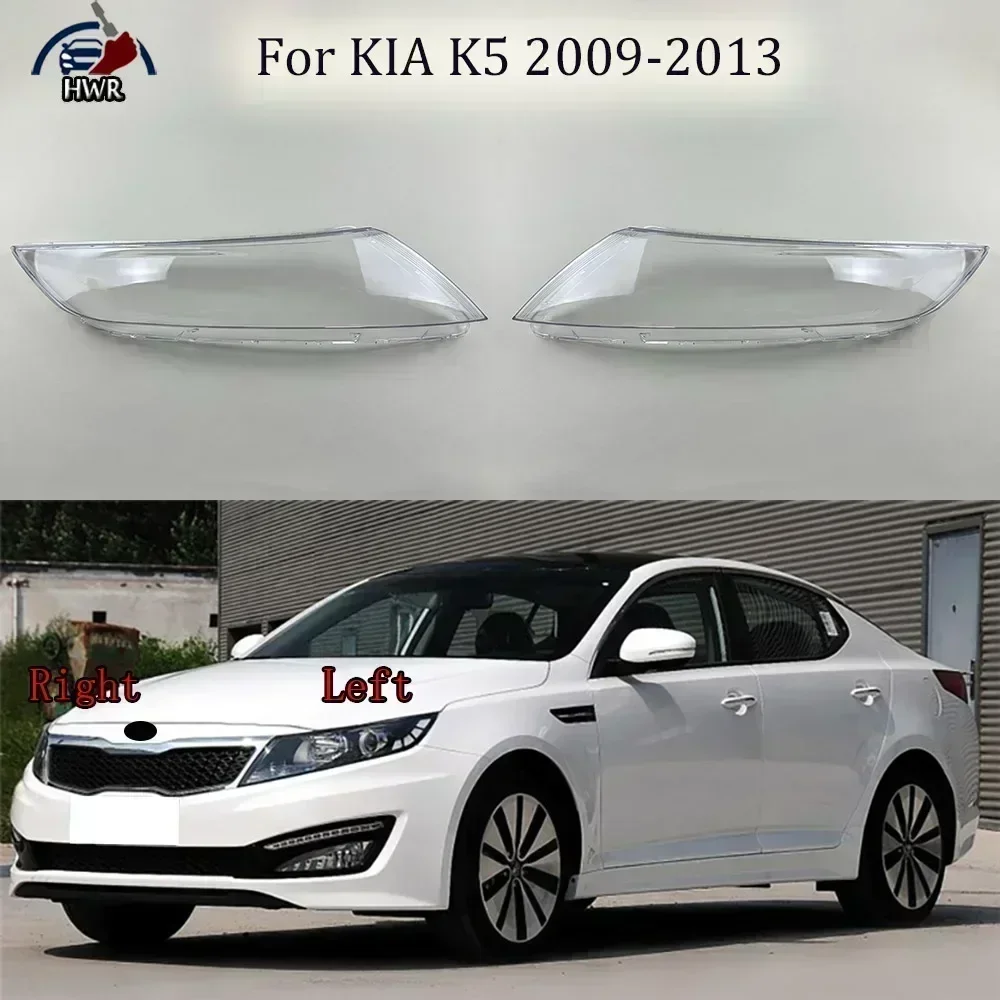 

Auto Head Light Caps Transparent Lampshade Lamp Shade Front Headlight Cover Glass Lens Shell For KIA K5 2009 2010 2011 2012 2013