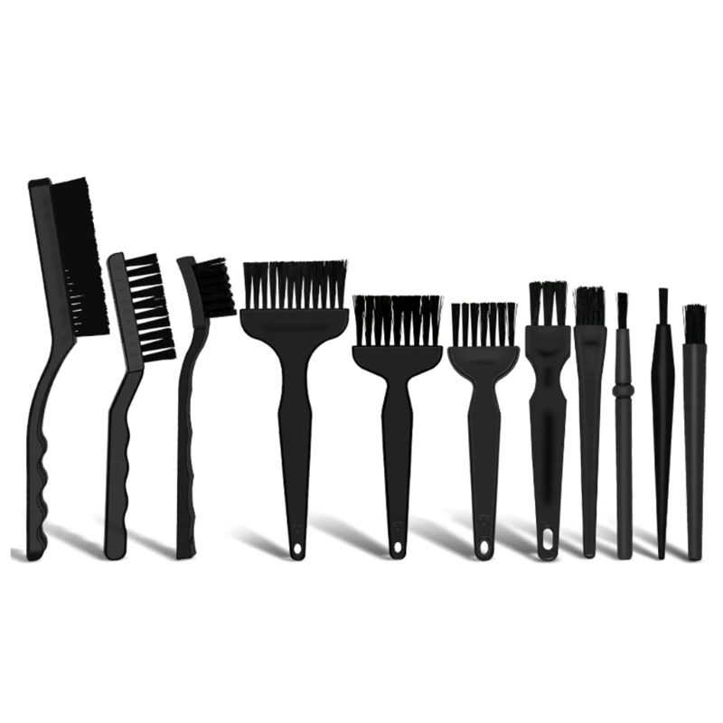 

11 Piece Anti static Brush Set for Computer Motherboards Keyboards Cleaning Tool