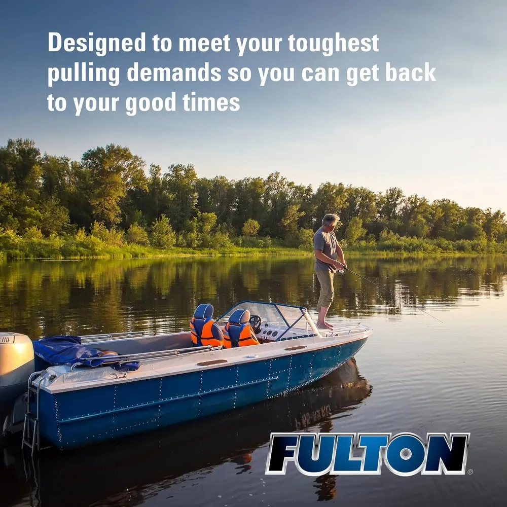 Marine Trailer Jack with 1500 lbs Capacity, Sidewind Resistance, Bolt-On Mount, 12 Inch Lift Range