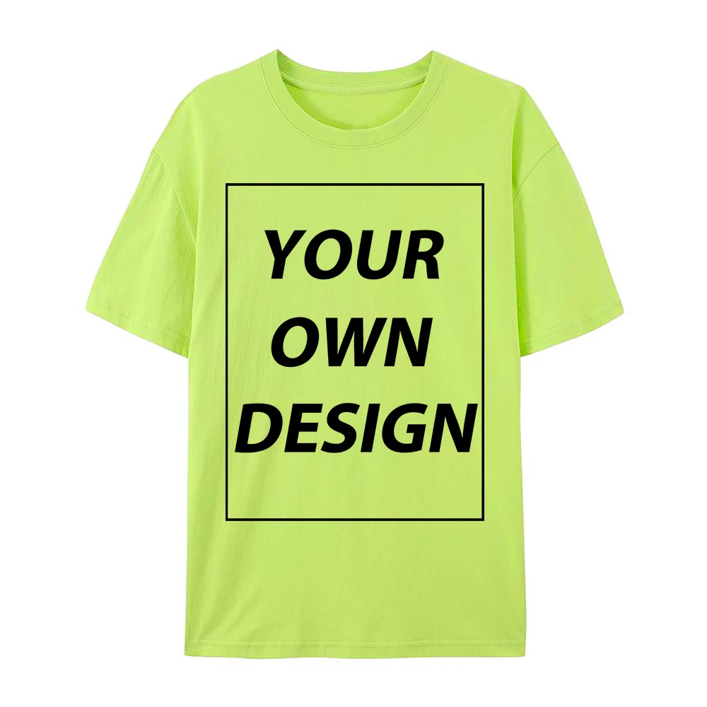 Man Vrouw Aangepaste Foto T-shirt Zomer Katoen Korte Mouw Comfy Soft Tee Top Eenvoudige Cool Streetwear Mode Casual Kleding