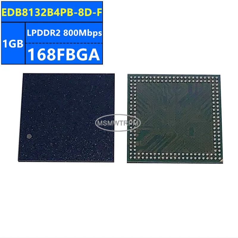 EDB8132B4PB-8D-F LPDDR2 1GB 800Mbps 168FBGA 8Gb Memory Chip IC Integrated Circuits Brand New Original In Stock