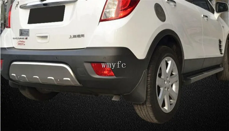 Stainless Steel Front+Rear Bumpers Car Accessories Bumper Guard board 2pcs Fit For Vauxhall Opel Mokka/Buick Encore 2013 -2020