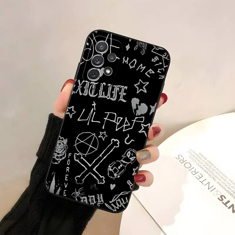 Lil Peep Tattoos Phone Case For Samsung A54 A52 A31 A22 A30 A21 A40 A42 51 A50 A32 A53 A70 A71 A73 72 A80 A34 A14 Cover