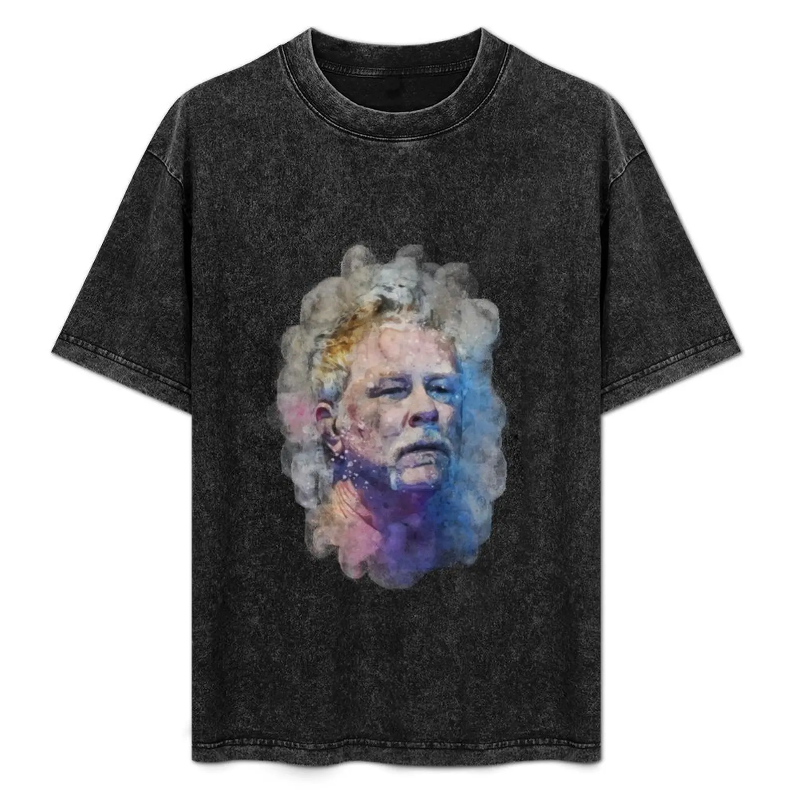 James Hetfield Watercolor T-Shirt oversized t shirt cute clothes man clothes summer top plain t shirts men