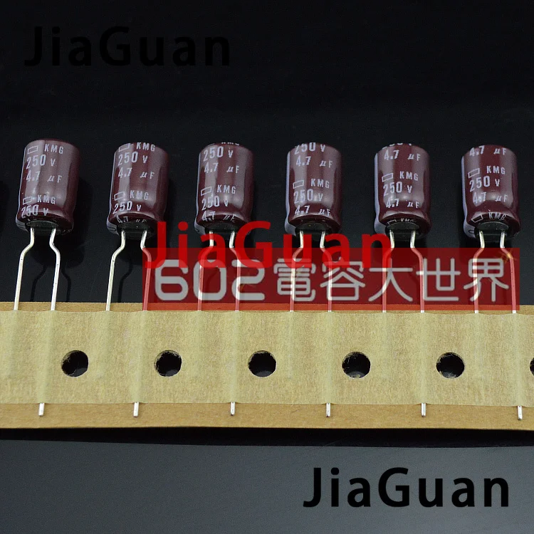 50pcs NEW NIPPON KMG 250V4.7UF 8X11.5MM NCC electrolytic Capacitor 4.7UF 250V CHEMI-CON 250V 4.7UF