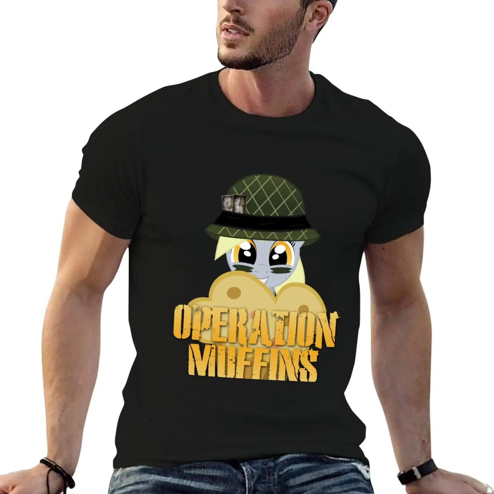 Operation Muffins T-Shirt tops hippie clothes korean fashion mens designer t shirt