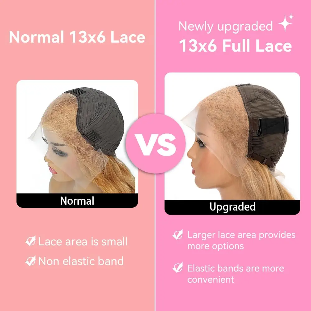 36 بوصة العسل شعر مستعار أشقر شعر الإنسان 200% الكثافة 13x6 الجسم موجة قبل قطعها الدانتيل الشفاف الباروكات الأمامية شعر الإنسان للنساء