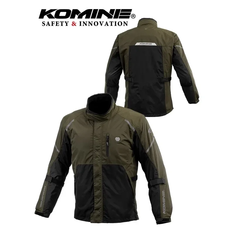 KOMINE JK5862 Men's Motorcycle Jacket Autumn Winter Urban Commuter Waterproof Light Comfortable Motorbike Jacket CE Protection