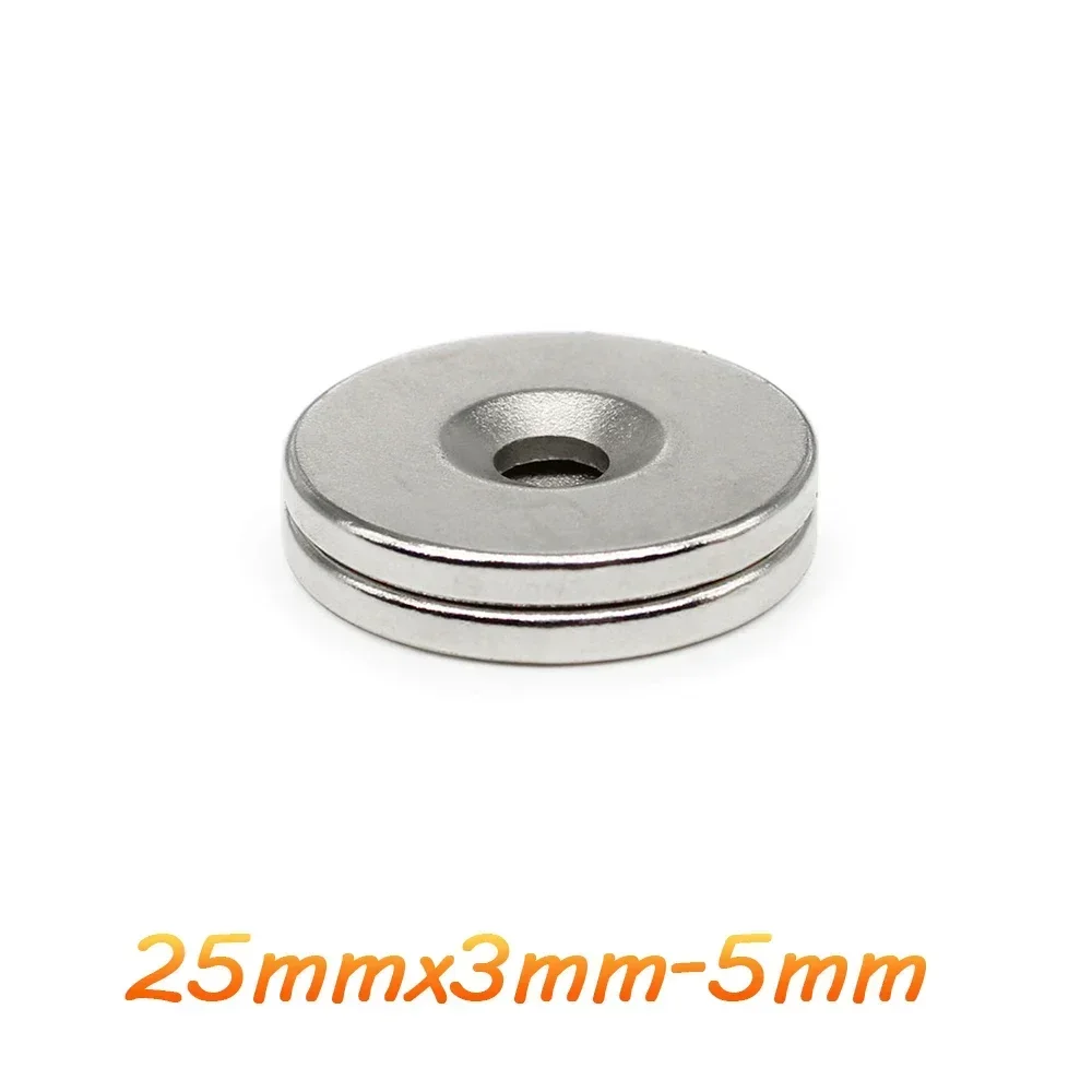 5/10/20PCS 25x3-5mm Round Powerful Magnetic Magnets Permanent Neodymium Magnet Disc N35