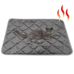 Heating Pad For Cats Pet Blanket Temperature Sensing Self Warming Dog Cat Pad Heated Cat Mat Thermal Blanket Anti Slip And