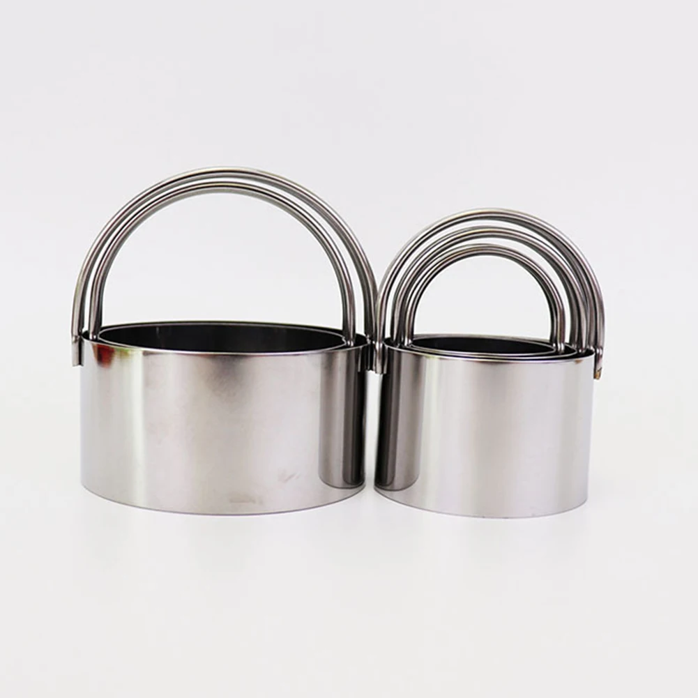 Stainless Steel Cookie Cutter Set 5 pcs for Baking Cookies Scones Pastries 8cm Size for Comfort Grip Handles No Rust