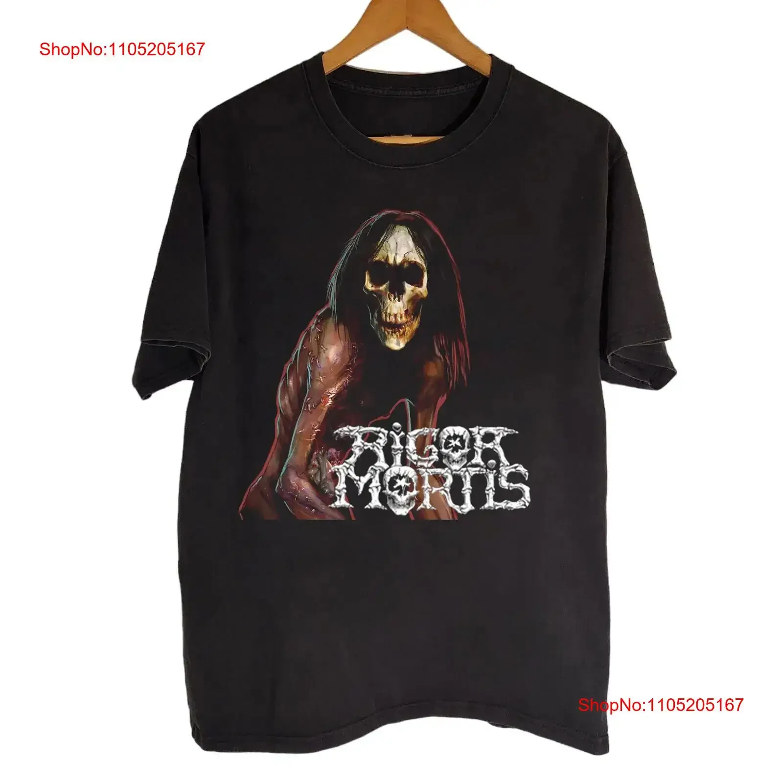 Very rare Rigor Mortis Black Cotton All size S 5XL For Fans T shirt OM163 vintage Washed Slightly graphic Comfortable
