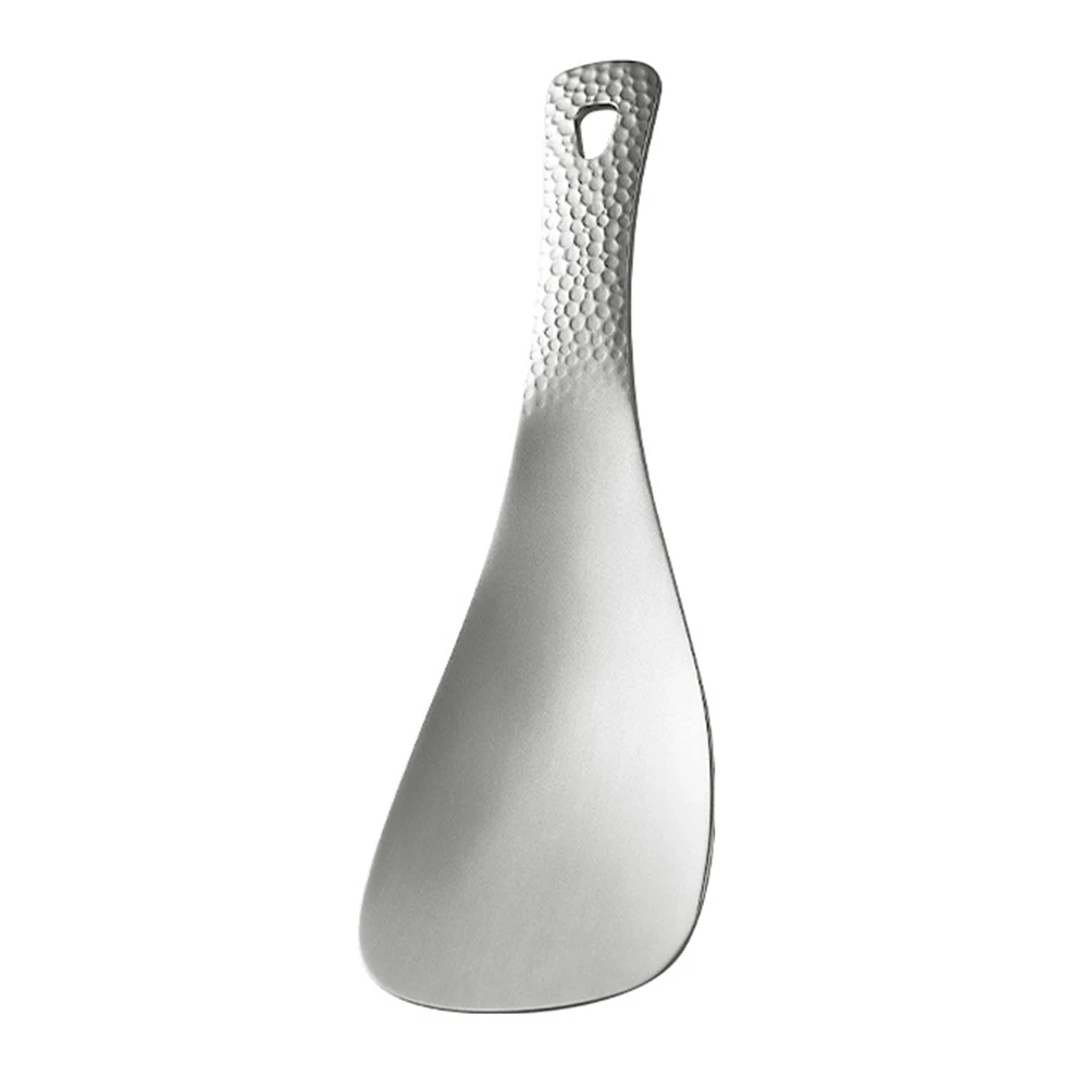 

High Hardness Pure Ti Rice Serving Spoon Integrated Molding Made Of Pure Ti Non Slip Texture Polished And Smooth