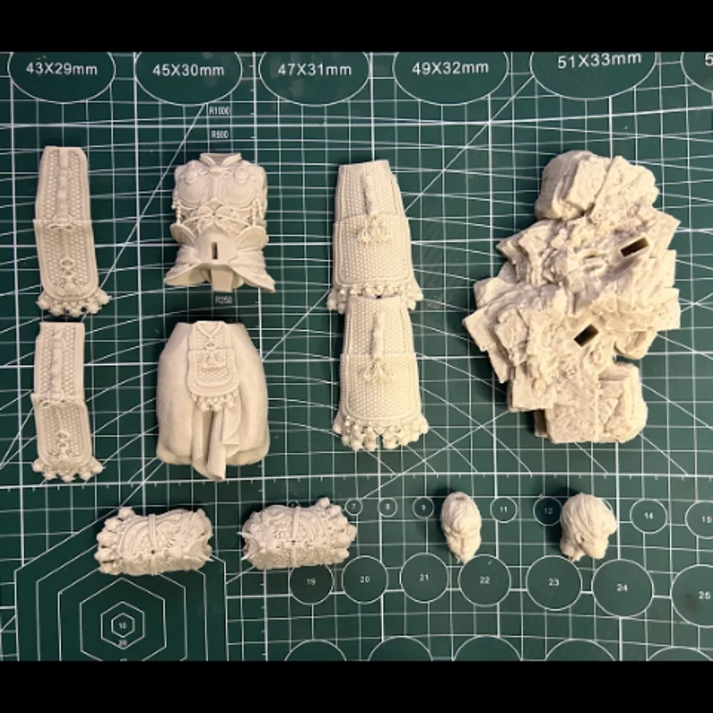 Sun Wukong Great Sage Equalling Heaven High-precision Model 3D Printed Resin Figurines DIY Coloriing Self-assembly Sculpture
