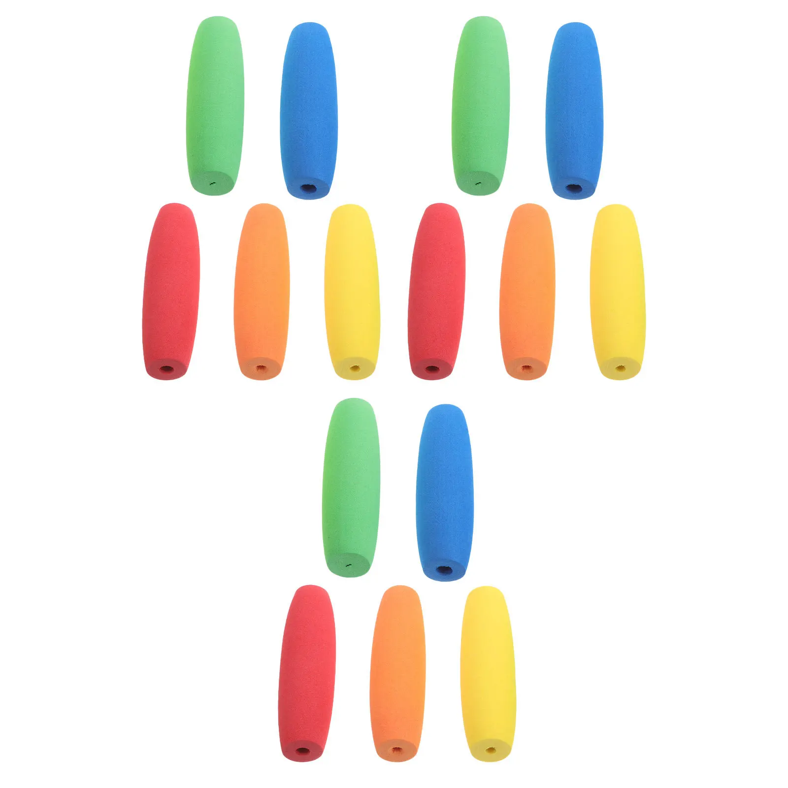 

15Pcs Ergonomic Crochet Hook Handle Covers Eva Soft Grips Non-Slip for Knitting Needle Control Travel Use Knitting Needle Holder