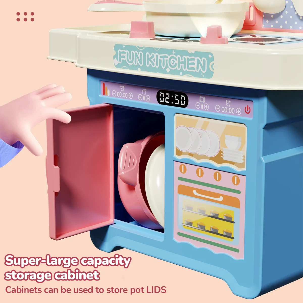 Crianças fingir jogar casa simulação utensílios de cozinha playset espremedor misturador torradeira a vácuo conjunto brinquedos educativos domésticos natal