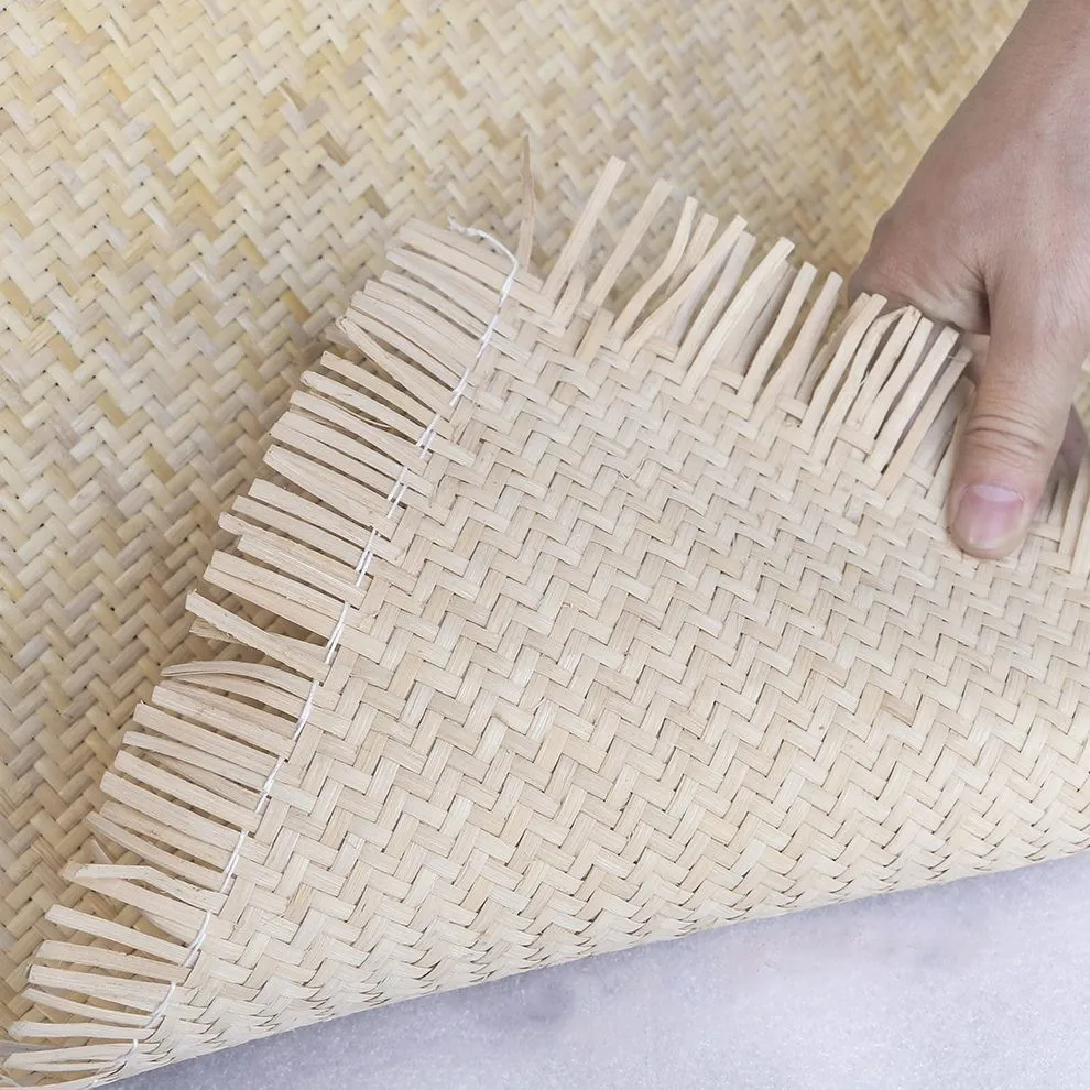 35-80cm Breite Natürliches Rattan-Rollgewebe, Großformatiges Flechtmaterial 8-10 m Rattanrohr Rattanstoff für Schranktüren – Detail 5
