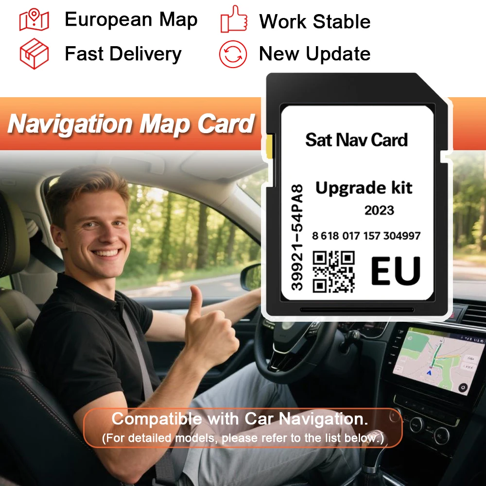 2023 Обновленная карта SD 16 ГБ для Suzuki Vitara SX4 S-Cross SLDA Navigation GPS, совместимая с моделями 2016-2021 гг.