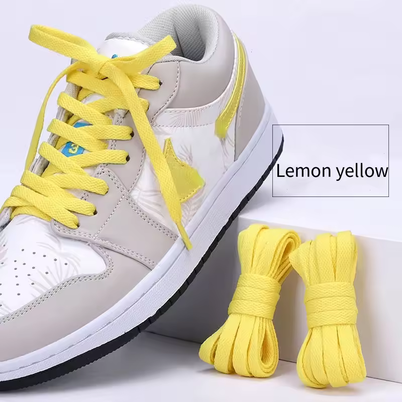 1 pair flat shoes Solid color shoelaces Canvas shoes sports and leisure shoelaces length 100/120/140/160/180cm Shoe accessories - Image 26