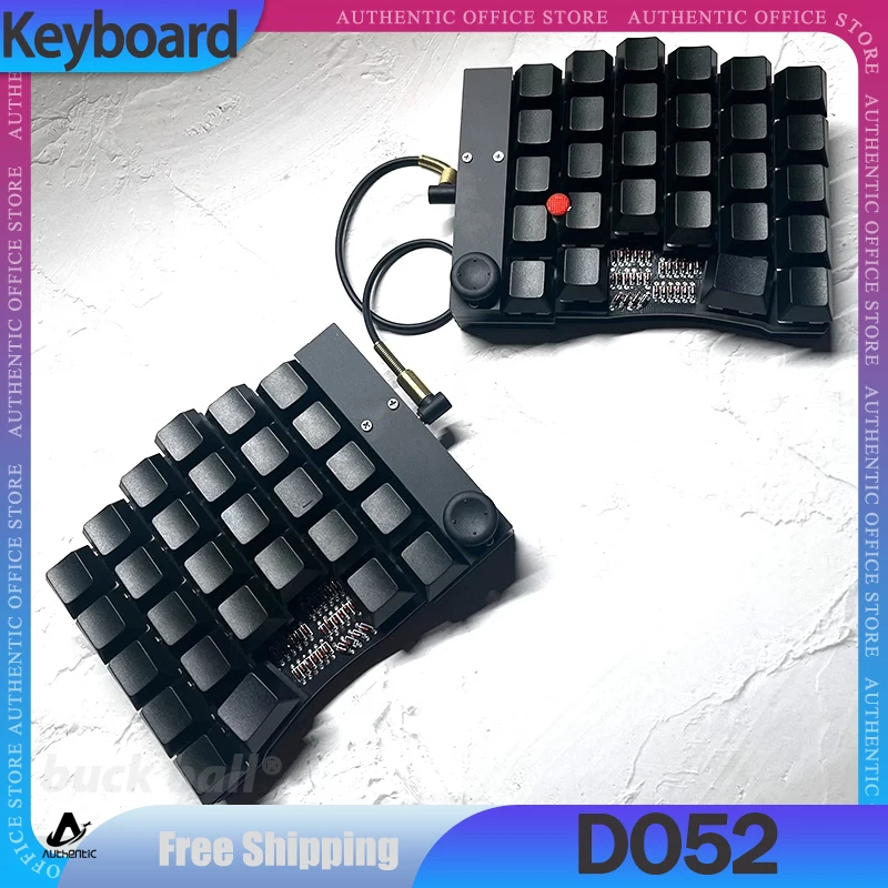 DO52 Split Keyboard Kit DO52Pro Mechanical Keyboard Kit Diy Little Red Dot Keyboard Kit Thinkpad Pointing Rod Keyboards Kit Gift