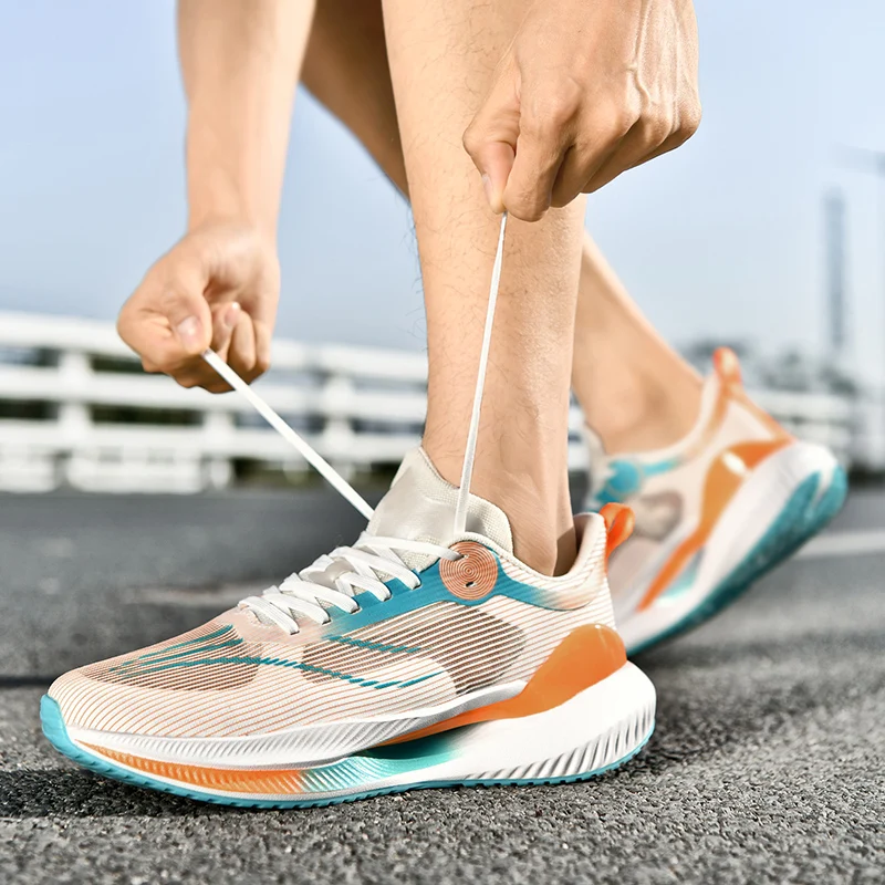 Running shoes, jump rope shoes, mesh surface professional running shoes, summer shock absorption, lightweight and breathable spo