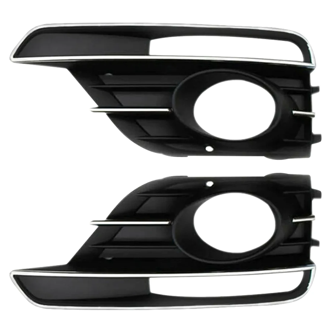 A19Q-Front Bumper Fog Light Grilles For VW Beetle 2016 2017 2018 2019 5C5854661J 5C5854662J