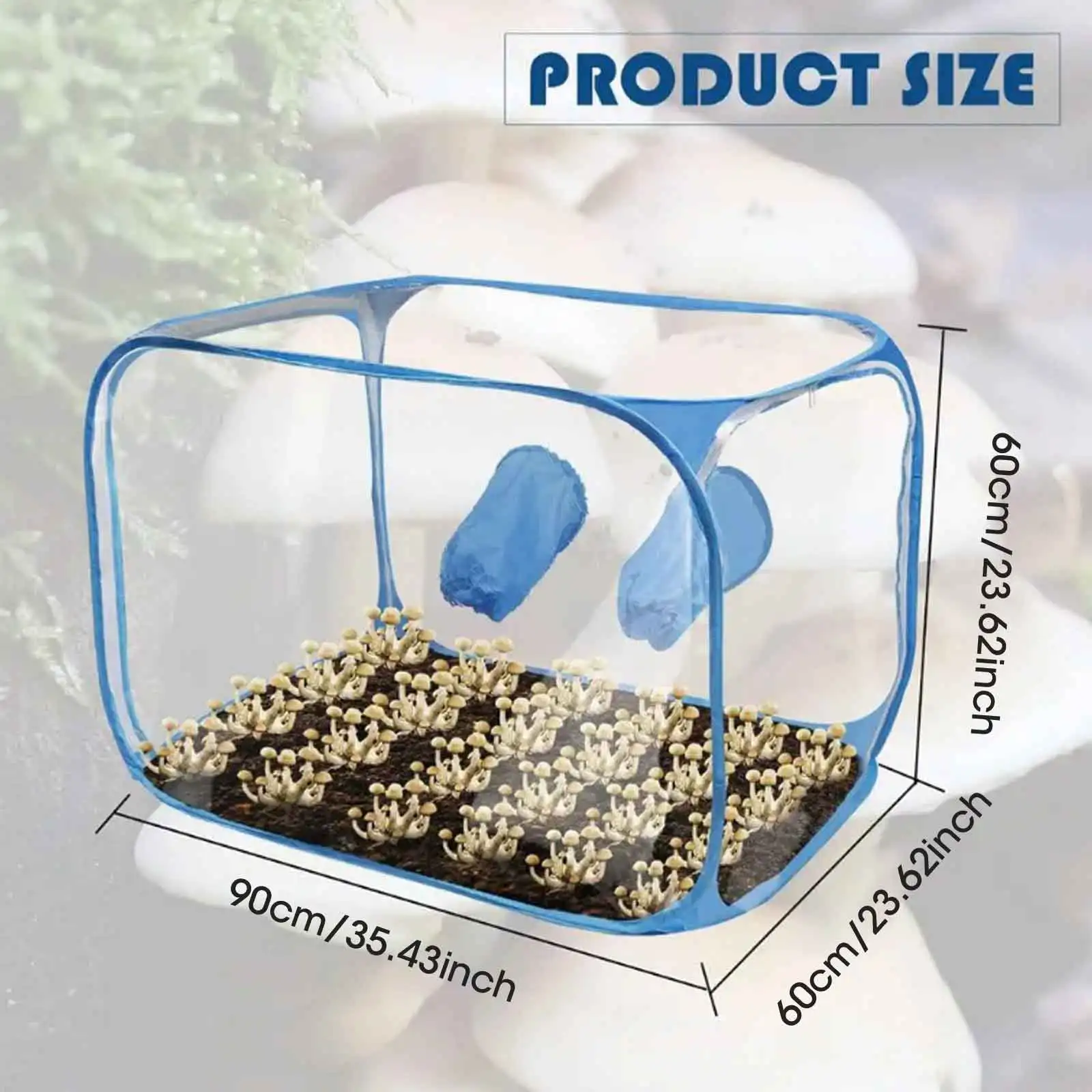 Saco de plantio de cogumelo caixa de ar estática tenda de cogumelo estação de reprodução saco de plantio de cogumelo suprimentos de jardinagem para o jardim