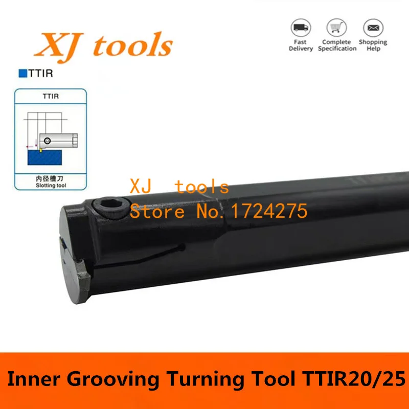 TTIR 20 25 TTTIR20-4 TIR20-2 TTIR25-2 TTIR20-3 TTIR25-3 Internal Grooving Turning Tool Holder use TDC2 TDC3 TDC4 Carbide Inserts