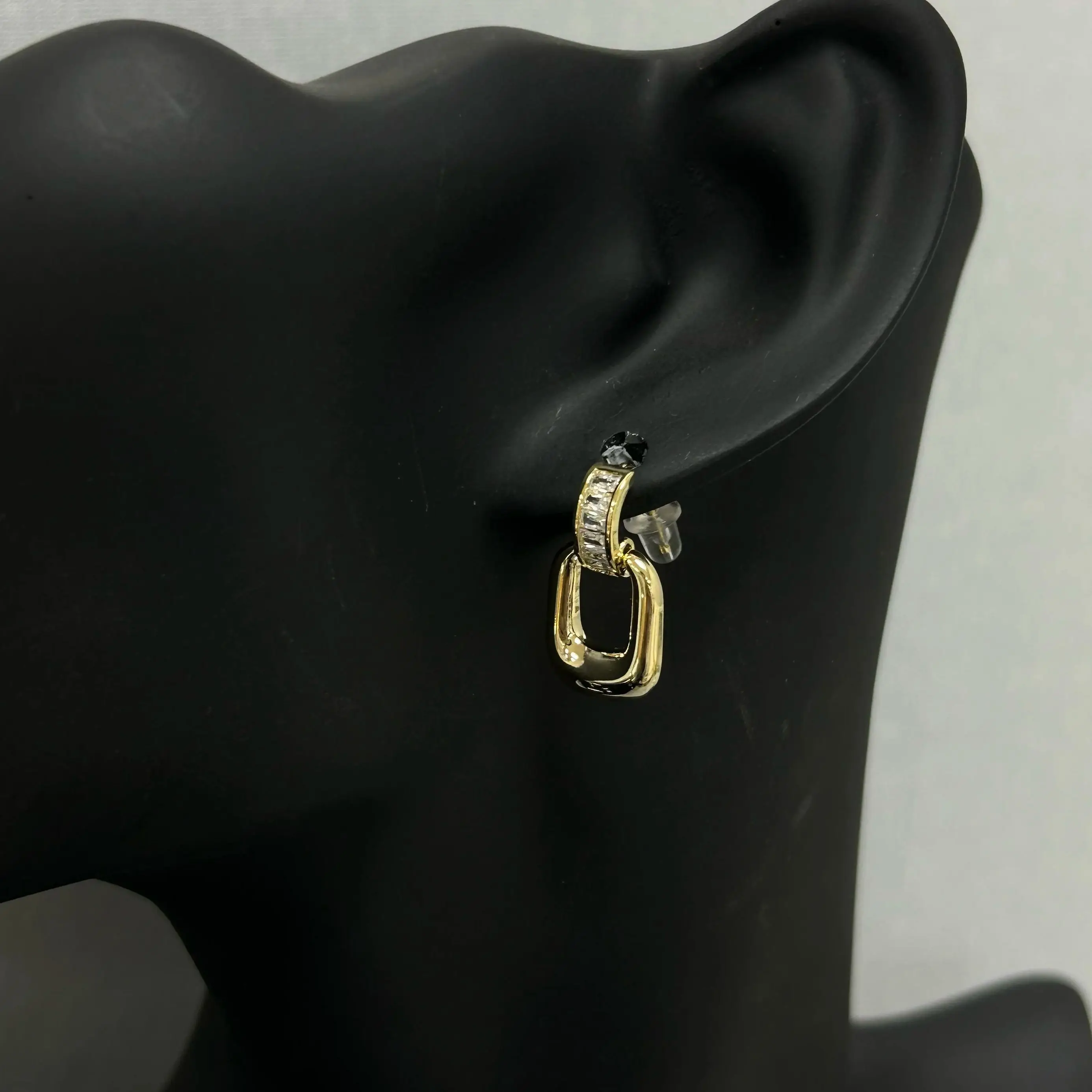 Sparkling Sterling Silver fashion Stud Earring 925 Silver Bow Drop Hoop Earrings for Women Small Simple Jewelry