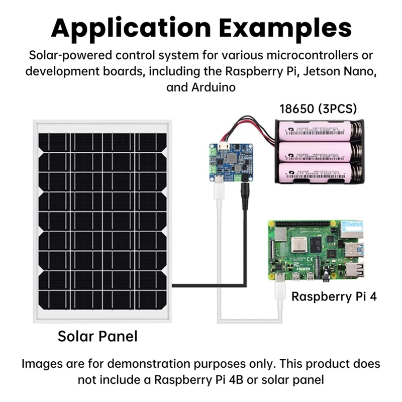 Typ-C Solar Power Manager Modul zum Laden von Li-Batterien mit 5V 3A Ausgang für 6-24V Solarpanel