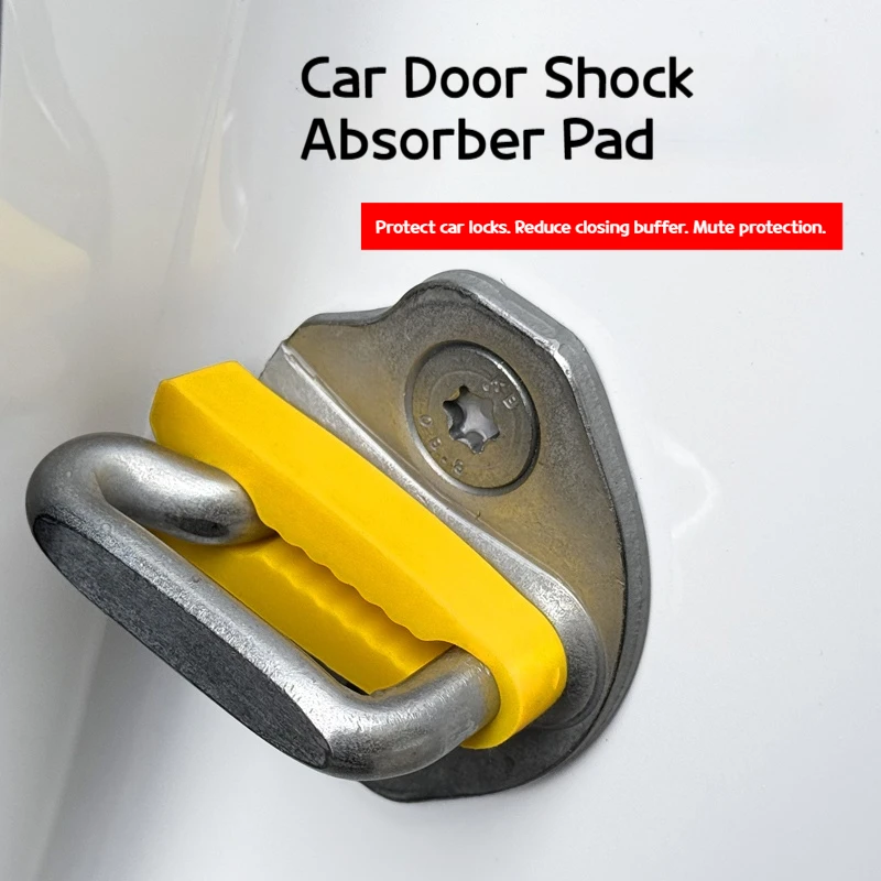 For BMW 5 3 series X3 X5 X7 G60 G20 G45 G05 G07 2019-2026 Silicone shock-absorbing and anti-collision strip for door lock buckle