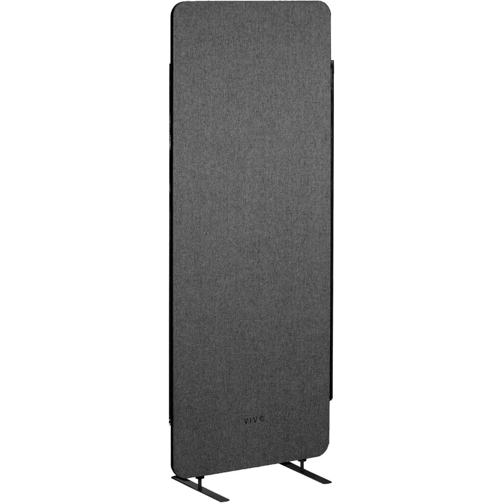 

Freestanding 24 x 66 inch Privacy Panel, Cubicle Divider, Acoustic Wall Partition, Single 24 inch Panel with 2-Sided Zipper