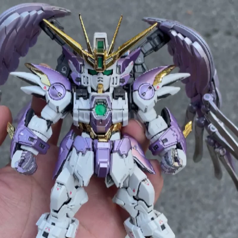 

IN SOTCK GAOGAO Модель Mgsd Wing Фиолетовый Серебристый Xxxg-00ysw Сборка Модель Комплект Wing Zero Ew Робот Фигурка Пластиковая Игрушка Подарок