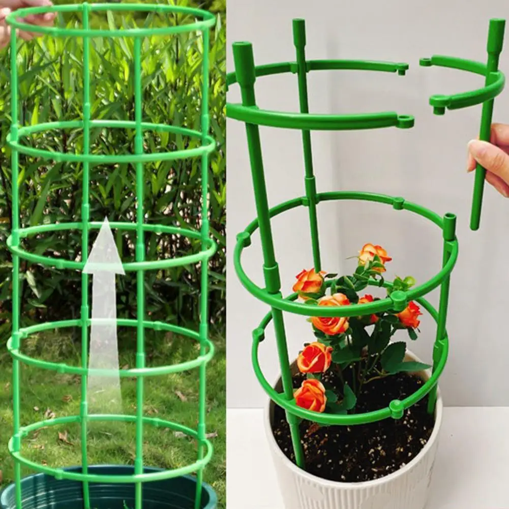 

Tomato Cage for Plants Plant Support for Healthier Growth Adjustable Climbing Trellis Tomato Cages for Plants Flowers Stackable