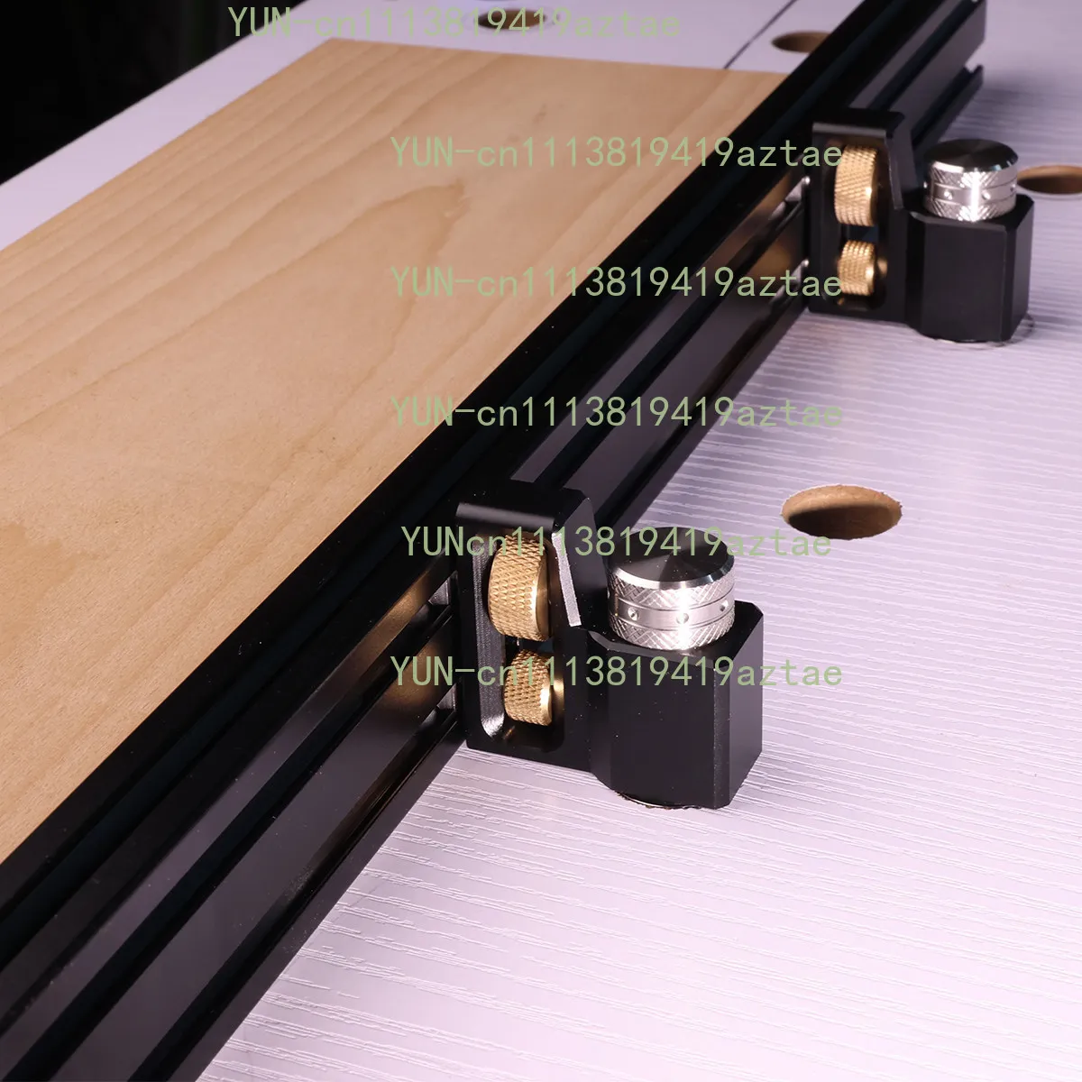 Aluminum Fence Profile Adjustable T Track Precision Durable for Woodworking Bench MFT Table Heavy Duty DIY Accessories Kit