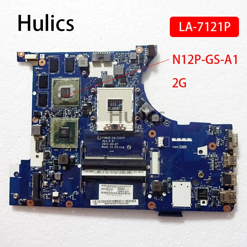 

Hulics Used For ACER 3830TG Motherboard 3830T 3830 HM65 GT540M 2G P3MJ0 LA-7121P MBRFQ02002 Main Board