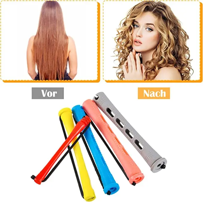 Set di aste per permanente per capelli da 60 pezzi Set di bigodini per capelli professionali per adulti accessori per parrucchieri