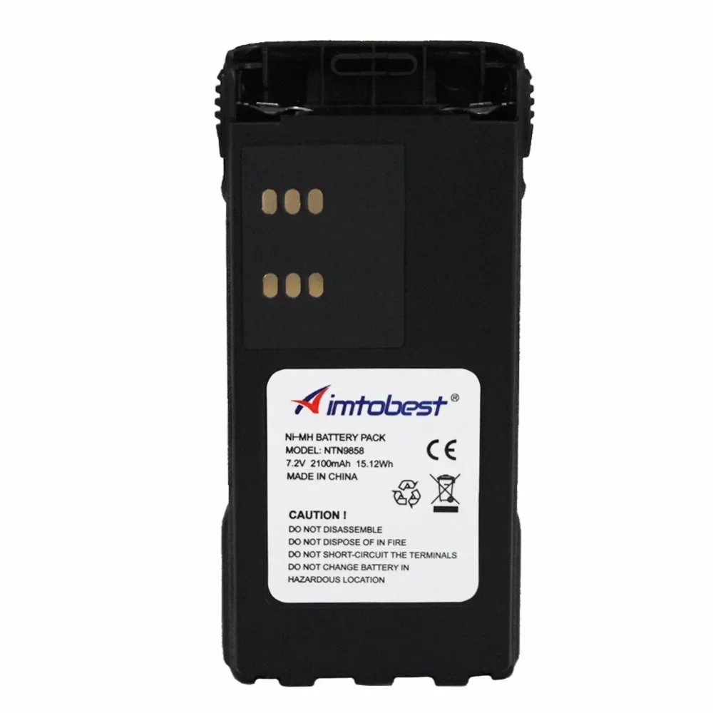 NTN9858C 2100mAh Ni-Mh Battery for MOTOROLA Radio XTS1500 XTS2500 MT1500 PR1500 NNTN7554 NTN9816 NTN9857 Battery