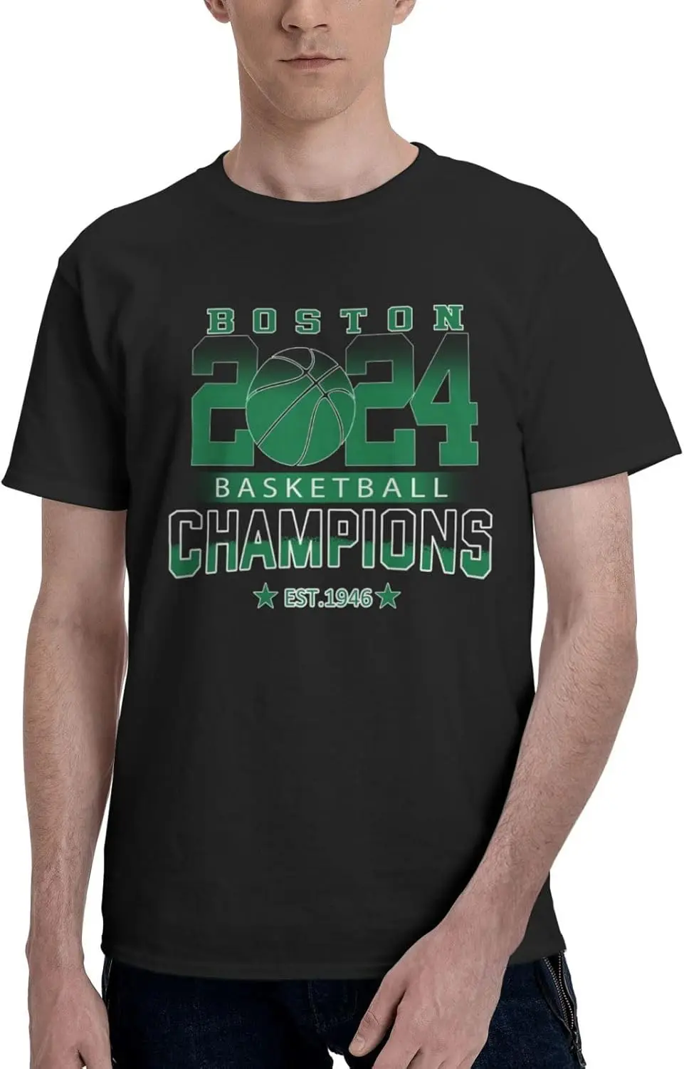 Boston Fans T-Shirt for Men Women 2024 Basketball Champs Shirt Gifts