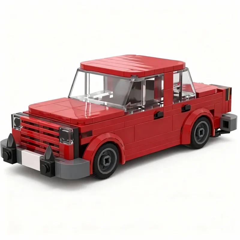 164pcs MOC Cars Wartburg Model Building Blocks Construction DIY Creative Assemble Idea Education Toy Festival Gift Brick view 2