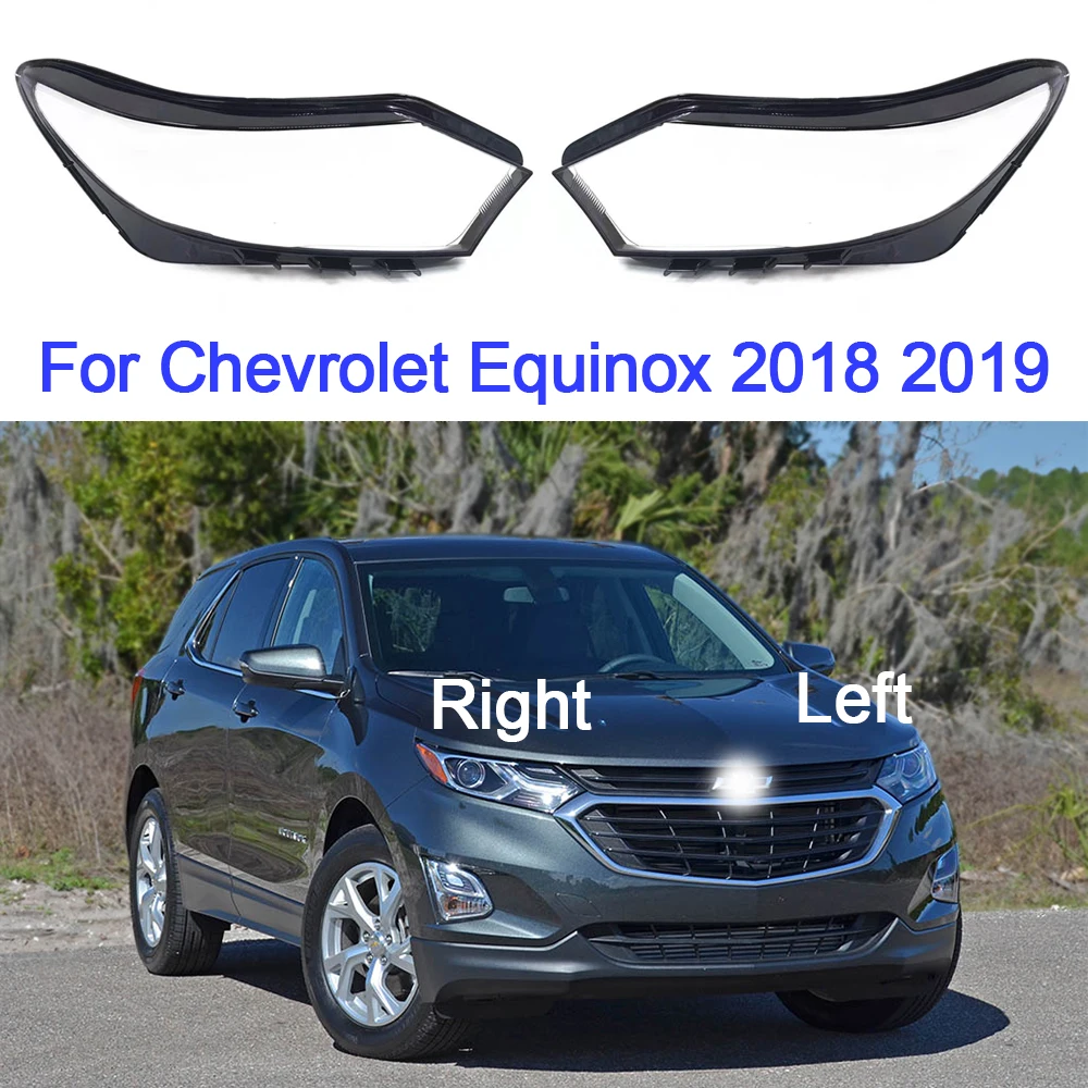 

For Chevrolet Equinox 2018 2019 2020 Car Headlight Glass Replace Original Lens Cover Plexiglass Lamp Shade Car Accessories