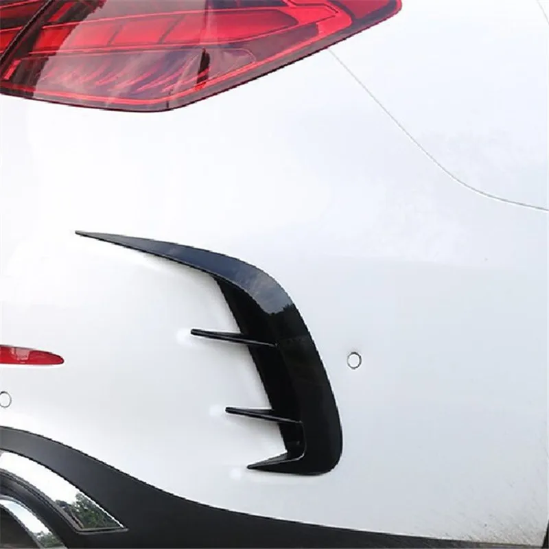 

2Pcs Automotive Switch To Universal Body Stickers Rear Wind Blade Glitter Decorative Parts ABS Rear Wind Blade Patch Decorative