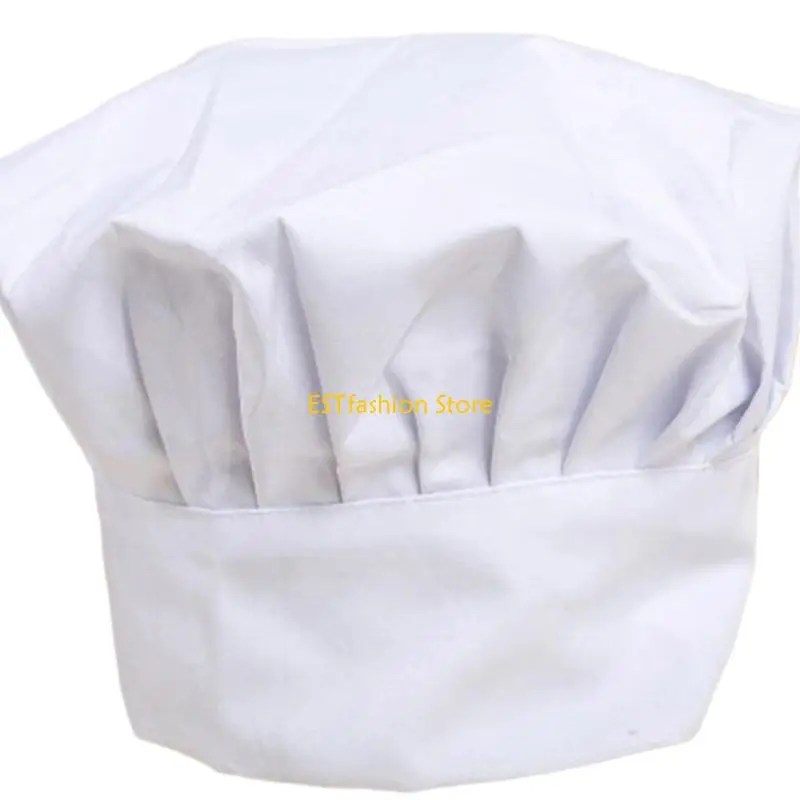 Y5GC NOUVEAU COOIL MEN ALIGABLE ALIGNABLE Cuisine Baker Chef Elastic Hat Catering