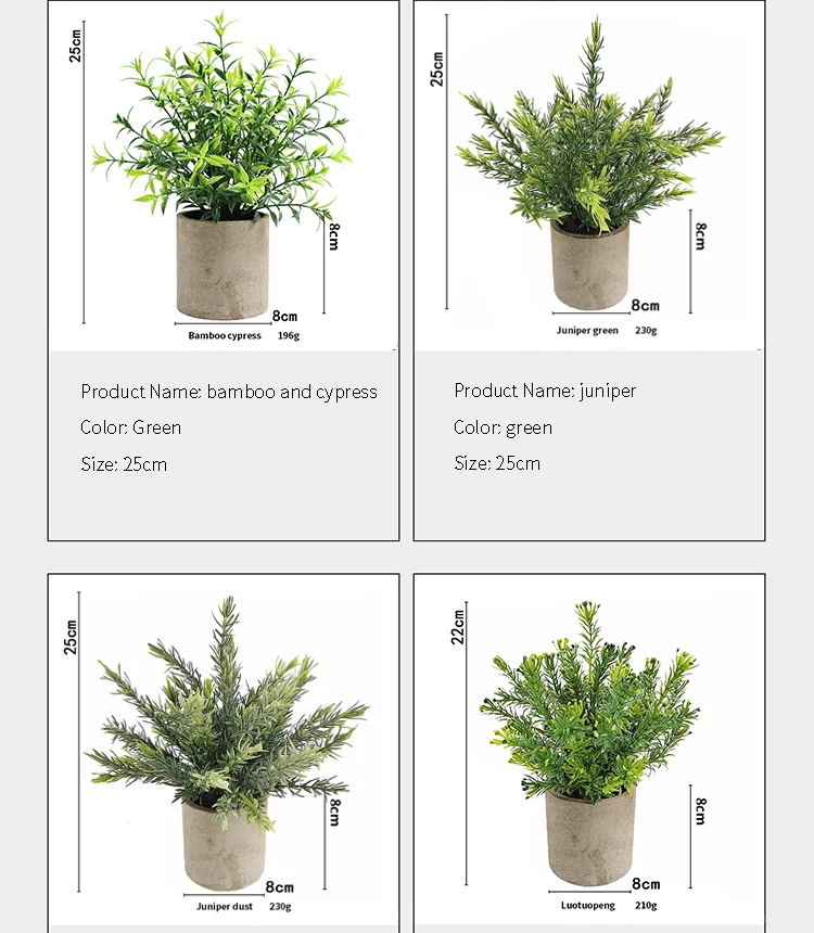 Künstliche Pflanze Topf Eukalyptus Pflanze kleine gefälschte Blume Bonsai mit Topf Mini Pflanze Desktop Office Home Restaurant Dekoration – Detail 14