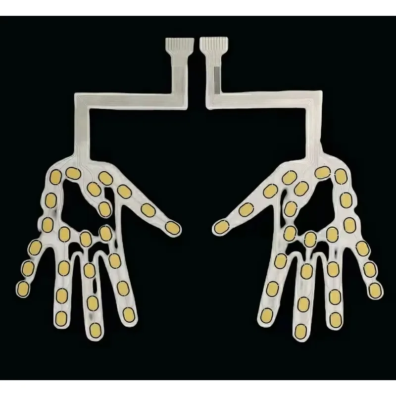 مستشعر مقاومة يدوية يمكن ارتداؤها يدويًا، مستشعر ضغط الفيلم المرن FSR لقياس قوة القبضة