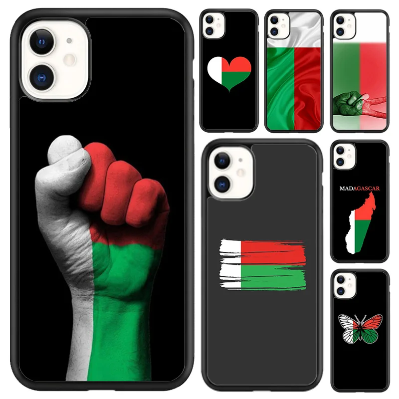 Funda de teléfono con bandera de Madagascar para iPhone 17 Air 16 pro max 15 14 plus 11 12 13
