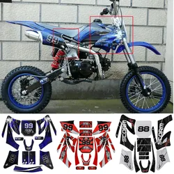 Motorcycle Stickers Decals Graphics Kit For Apollo Orion Plastics Atomik Dirt Pit Bike Racing